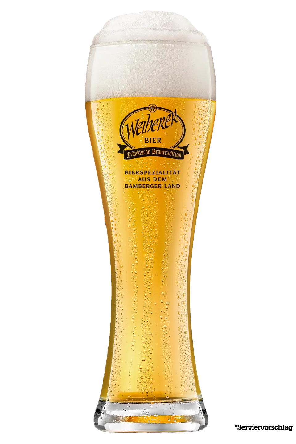 Weizen-Glas Weiherer Bier 0,5 l